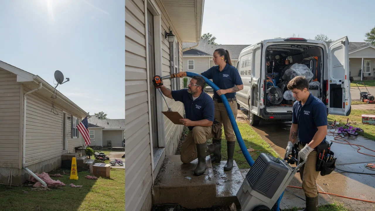 Ceiling Water Damage Restoration in Merrillville, IN near me